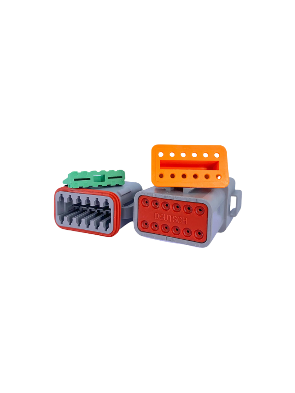 Conector Deutsch Dt06-12s Dt04-12p Linha Agrícola Maquina