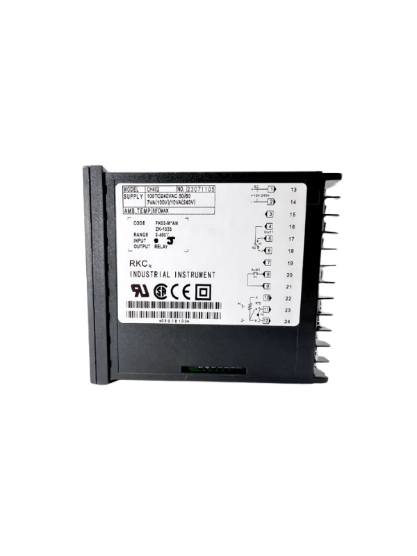 Controlador De Temperatura Ch402fk02-m Saída A Rele Pid C400