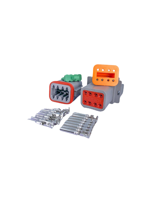 10x Conector Deutsch Dt06-8s Dt04-8p 8 Vias Macho E Fêmea 8p