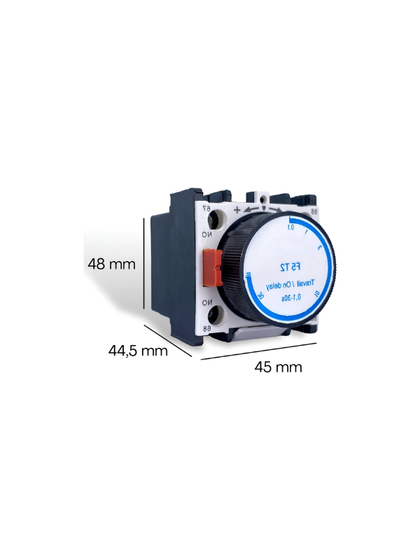 Bloco Temporizado Retardado F5-t2 Para Contator La2-dt2 30s