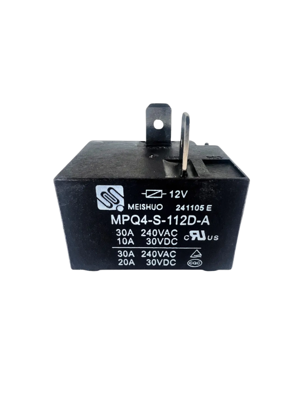 Relê 12v 30a Mpq4-s-112d-a Rele Meishuo Mpq4-s-112da 4 Pinos