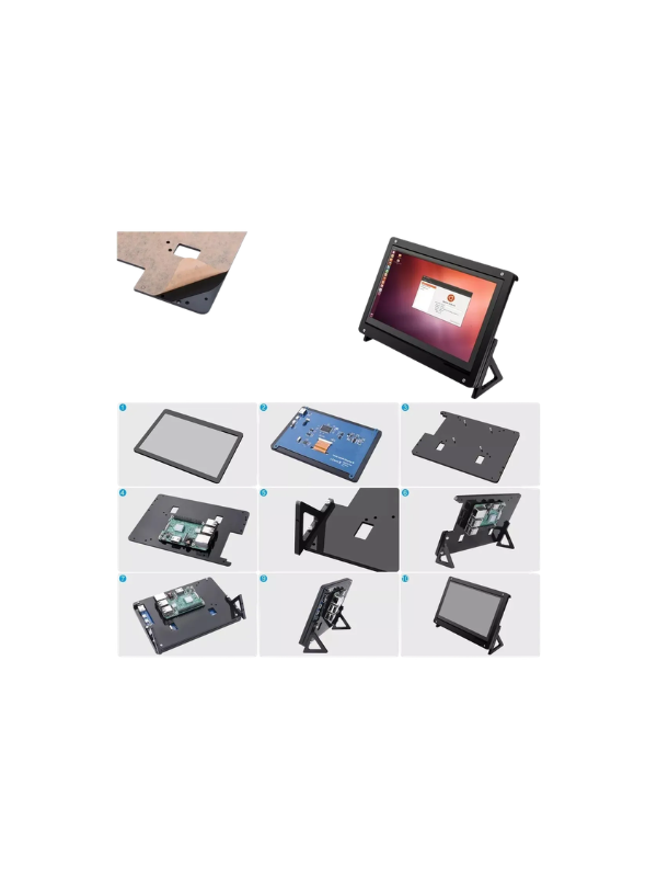 Capa Protetora Para Tela Tft Raspberry Pi 7 Polegadas