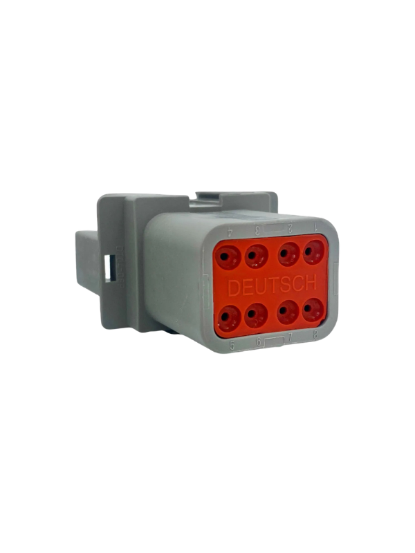Conector Deutsch Macho E Fêmea 8 Vias - Dt06-8s Dt04-8p