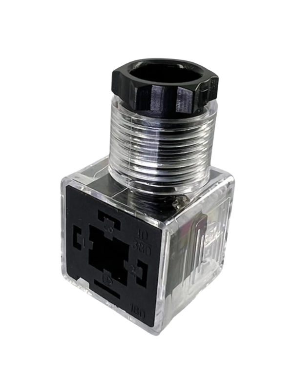 10x Conector P/ Válvula Norma Din 43650 Plug De Bobina 24vdc