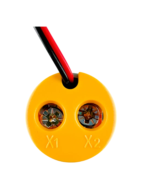 KIT 3X - Voltímetro E Amperímetro AD16-22VAM - 22mm AMARELO