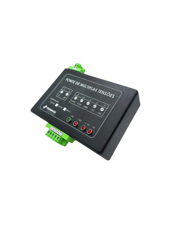 Fonte De Tensão Simetrica 15v E 10v 5v P/ Clp Branqs Tekfmt