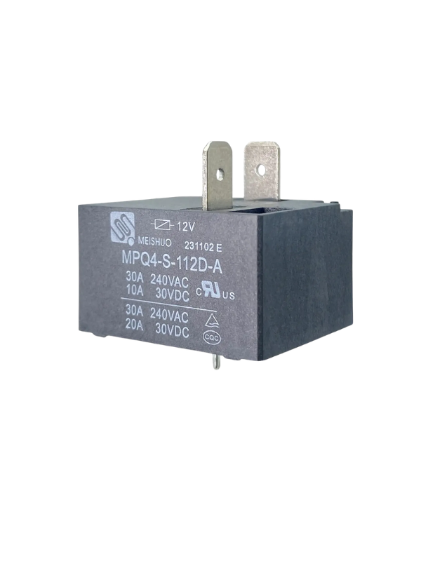 Relê 12v 30a Mpq4-s-112d-a Rele Meishuo Mpq4-s-112da 4 Pinos