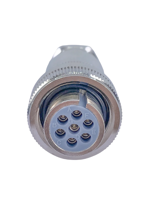 Conector metal 7 Pinos Compatível Com Válvula Proporcional Rexroth