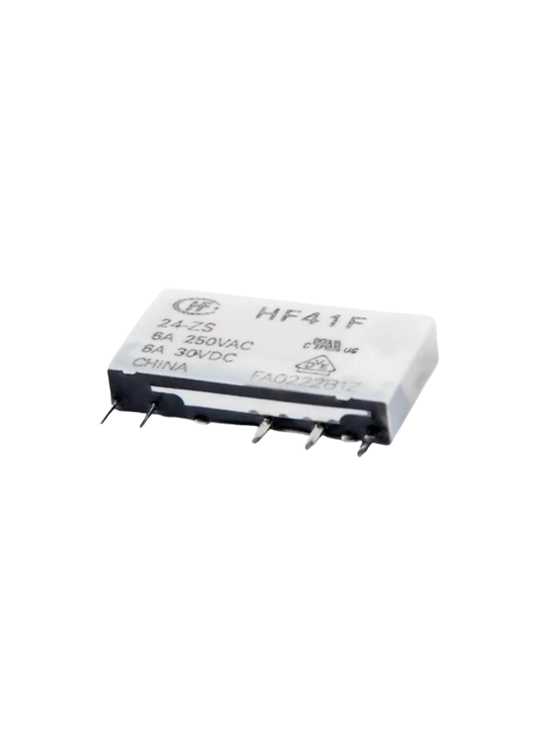 Relé Acoplador Slim Fino 24vcc Hf41f Contato Na + Nf 6a