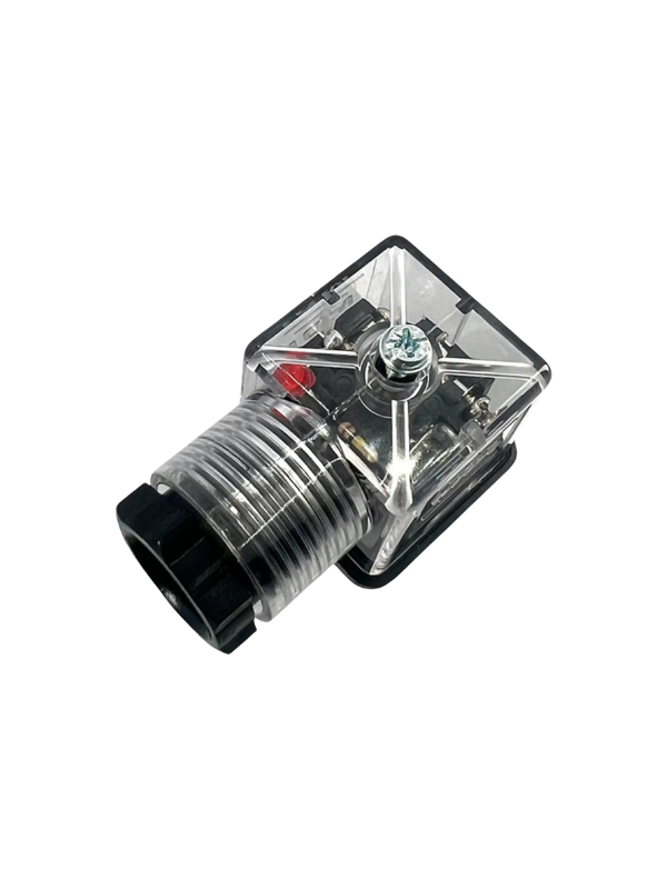 10x Conector P/ Válvula Norma Din 43650 Plug De Bobina 24vdc