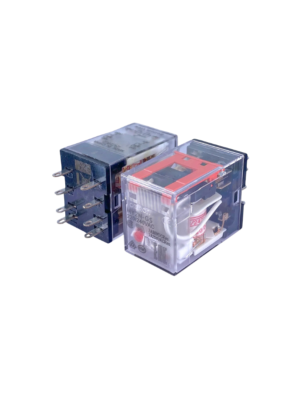 Relé My2n-gs Omron 2na+2nf 7A 220VAC 8 Pinos