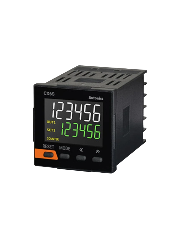 Temporizador Contador Autonics Cx6s-2p4 C/ 2 Reles 6 Dígitos