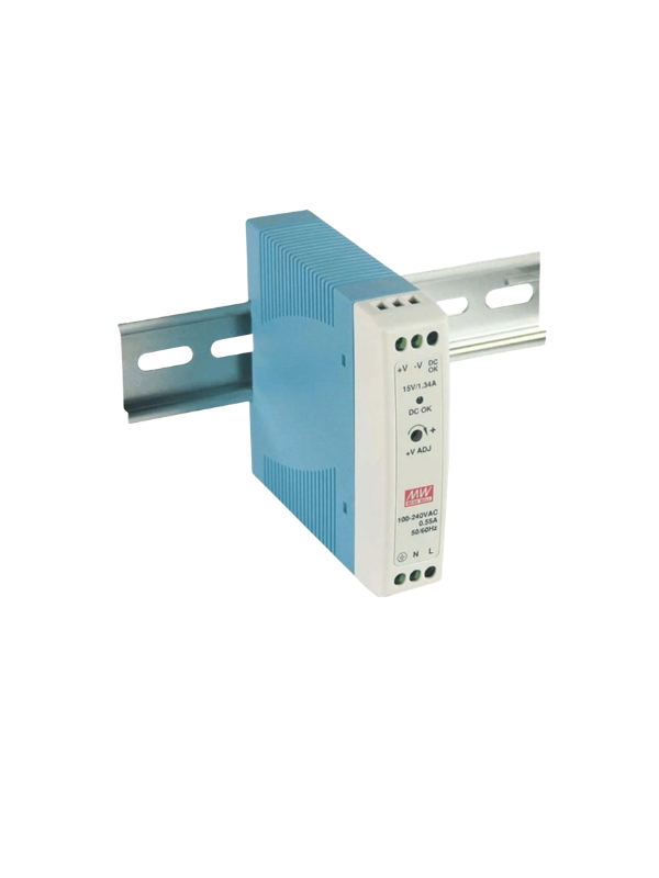 Mdr-20-24 Fonte Chaveada 24v 20w Saída 1a Fixação Trilho Din