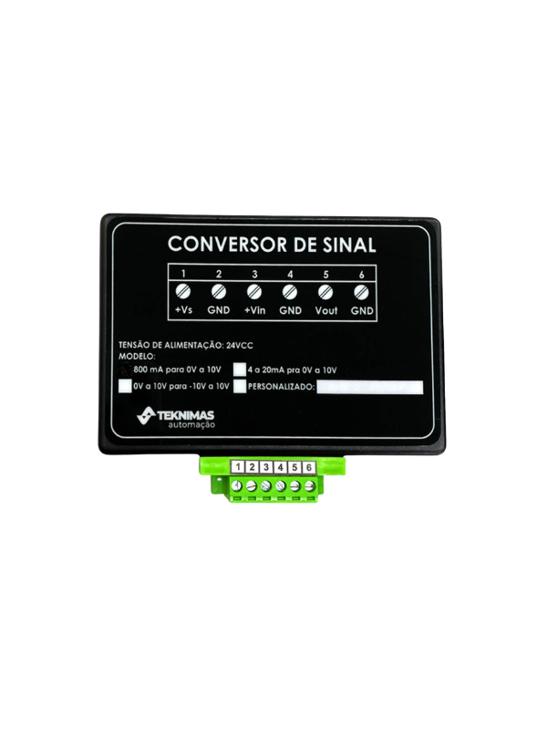 Conversor De Sinal Analógico 0 A 20ma Para 0 A 10v Tk20ma10