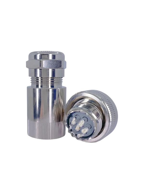 Conector metal 7 Pinos Compatível Com Válvula Proporcional Rexroth