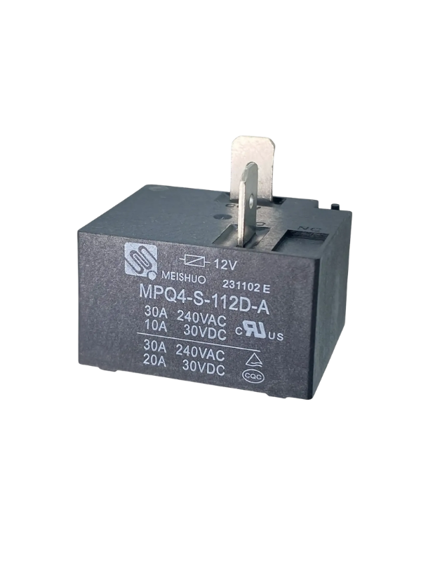 Relê 12v 30a Mpq4-s-112d-a Rele Meishuo Mpq4-s-112da 4 Pinos