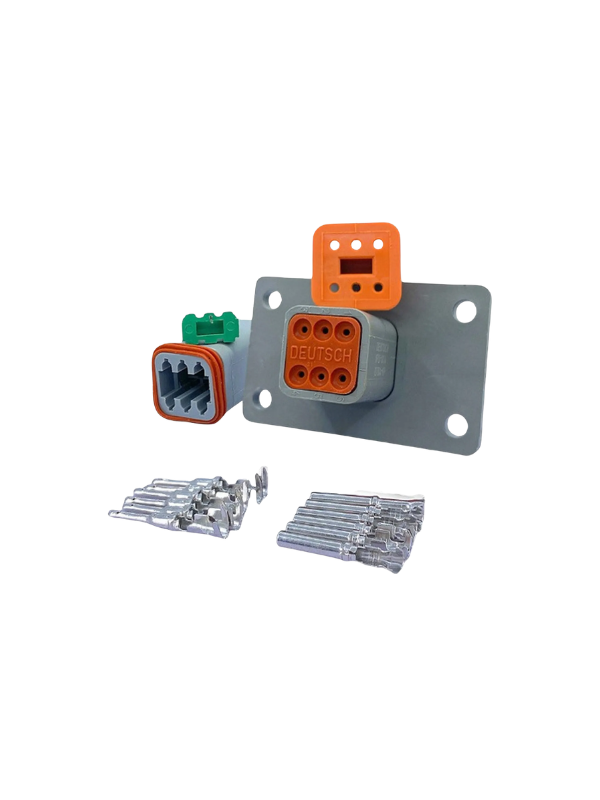 Conector À Prova D'água C/ Vedação Automotiva Dt04-6pa-l012
