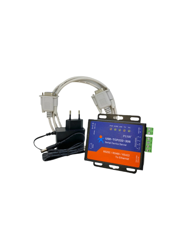 Conversor Rs232 Rs485 422 P/ Ethernet Usr-tcp232-306 Ip Rj45