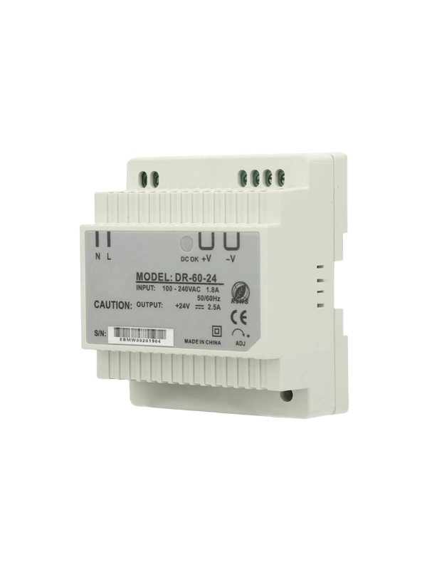 Fonte De Alimentação 24v Dr-60-24 60w 2.5a Trilho Din Rail