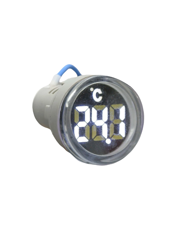 Indicador de temperatura AD16-22TM 22mm - BRANCO
