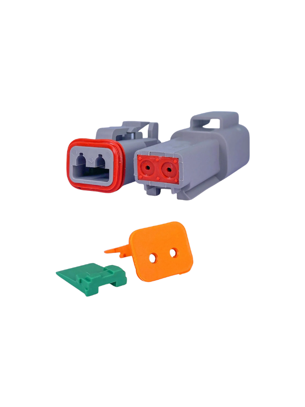 10x Conector Deutsch Dt06-2s Dt04-2p 2 Vias Macho E Fêmea 2p