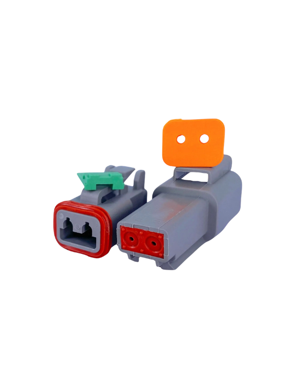 10x Conector Deutsch Dt06-2s Dt04-2p 2 Vias Macho E Fêmea 2p
