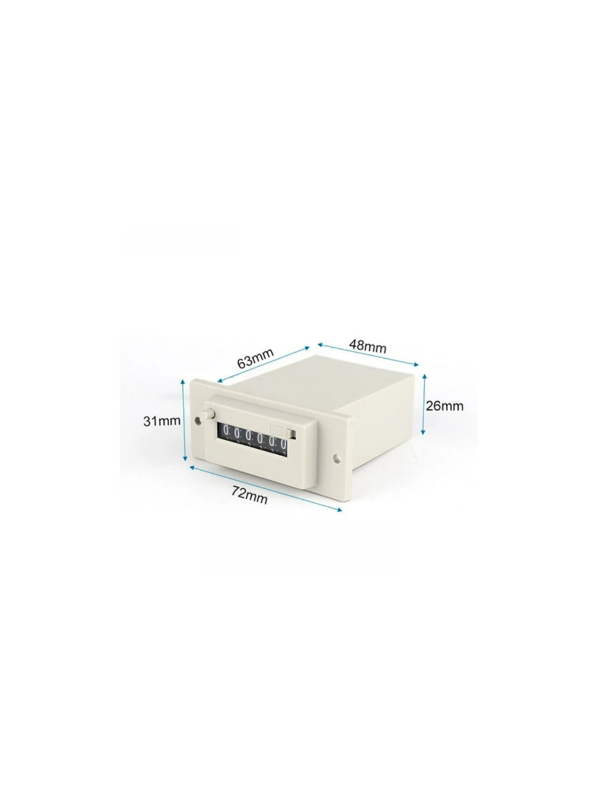 Contador De Peças Csk6-nkw 6 Dígitos Contato Pulso Em 220v