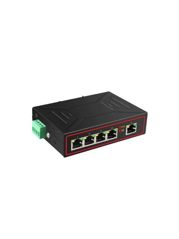 Switch Industrial 5 Portas Ethernet Diewu Txi173 12.5 Mb/s