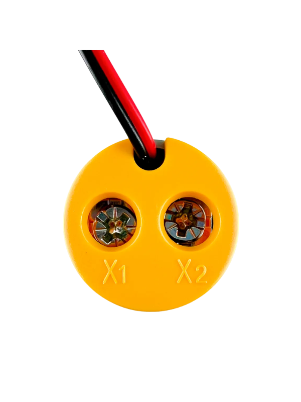 Voltímetro E Amperímetro AD16-22VAM - 22mm AMARELO