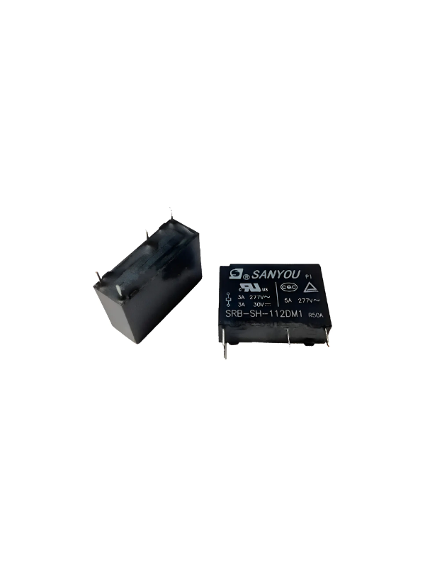 Relé Sanyou SRB-SH-112DM2 - 12VDC 5A 4 Pinos