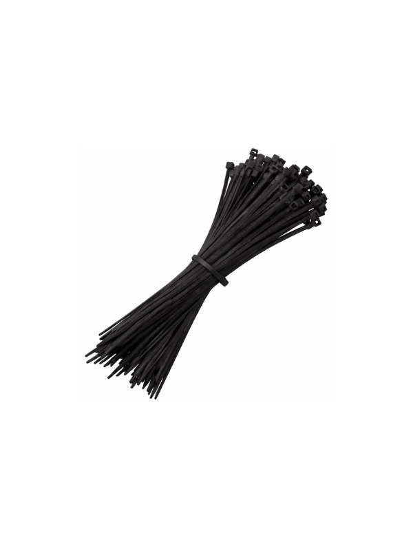 Fita Plástica Enforca Gato Preta 3.5x150mm 100 Unidades