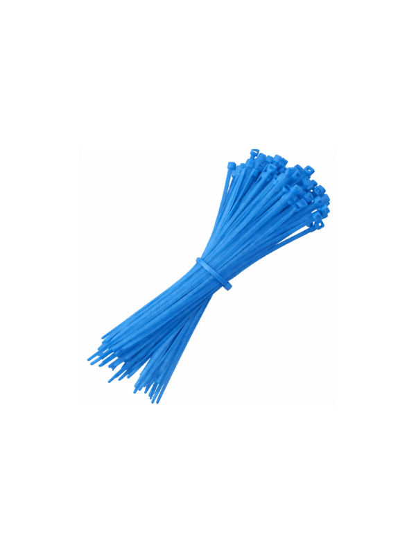 Enforca Gato Abraçadeira 0,36 X 25cm Azul 100 Unidades