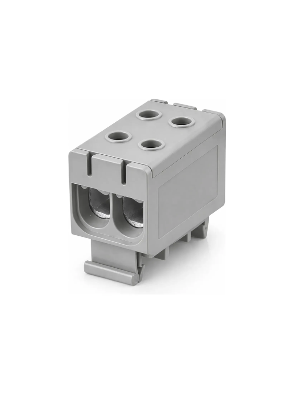 Borne Terminal Azul Duplo Neutro Trilho Din 240mm2 800v 240a