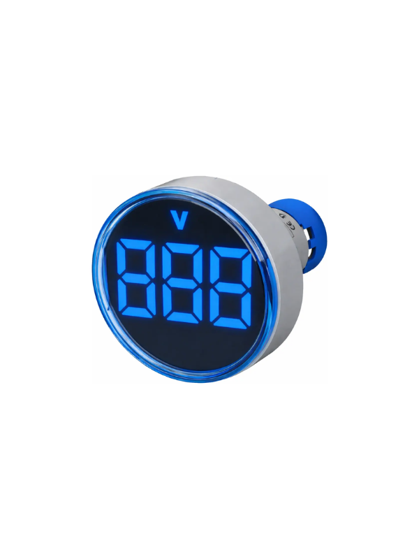 Voltímetro AD112-50DSV Exibição 50mm - AZUL