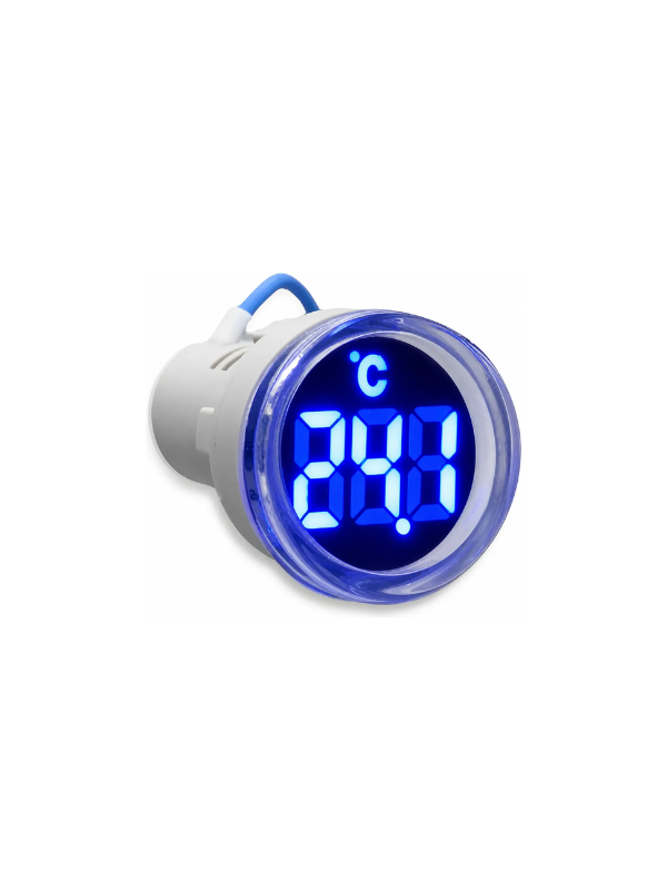 Indicador de temperatura AD16-22TM 22mm - AZUL
