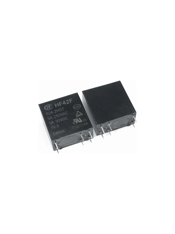 Relé Eletromecânico Hf42f 024-2hs 24vdc 5a 250vac